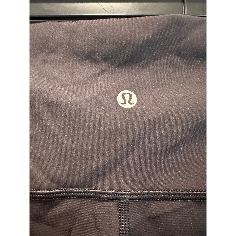 Lululemon Black & Gray Leggings Sz 6 - Picture 3 of 5